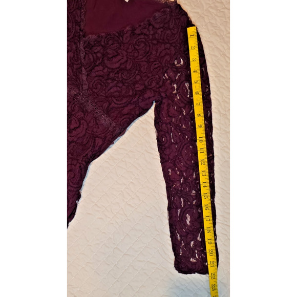 Altar’d State Lace Dress L V-Neck Long Sleeve Flowy Party Cocktail Wedding - Picture 6 of 11